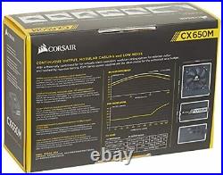 Corsair CX Series 650 Watt 80 Plus Bronze Certified Modular Power Supply CP-9