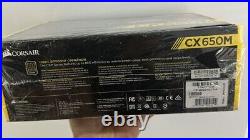 Corsair CX Series CX650M 650W 80+ Bronze Semi-Modular Power Supply NEW Sealed