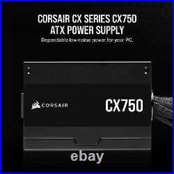 Corsair CX750 750 Watt 80 PLUS Bronze ATX Power Supply CP9020279NA