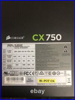 Corsair CX750 750W PSU 75-001447 Power Supply WithOther Computer Parts (see Pics)