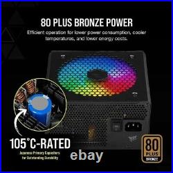 Corsair CX750F RGB, 750 Watt, 80 PLUS Bronze Fully Modular RGB Power Supply