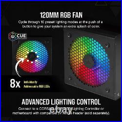 Corsair CX750F RGB, 750 Watt, 80 PLUS Bronze, Fully Modular RGB Power Supply