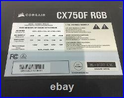 Corsair CX750F RGB 750 Watt 80 PLUS Bronze Fully Modular RGB Power Supply