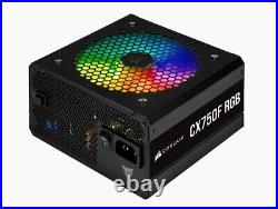 Corsair CX750F RGB PSU 750W 80+ Plus Bronze Certified ATX FULLY MODULAR CABLES