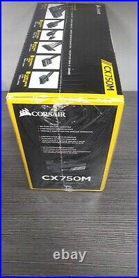 Corsair CX750M 750W 80 Plus Bronze New sealed Modular Power Supply
