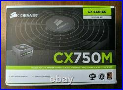 Corsair CX750M 750W 80 Plus Modular Power Supply Black (CP-9020061-NA)