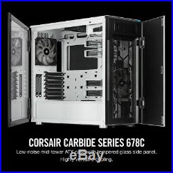 Corsair Carbide Series 678C Mid tower extended ATX no power supply CC-9011170-WW