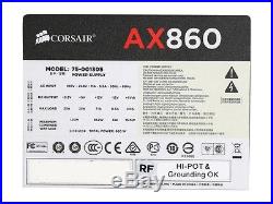 Corsair Certified AX Series AX860 860W SLI Ready CrossFire Ready 80 Plus Platinu