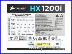 Corsair Certified CP-9020070-NA HXi Series, HX1200i, 1200 Watt 1200W, Fully Modu