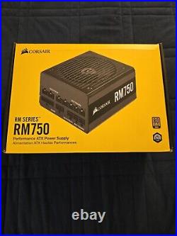 Corsair FIRE! NIB! RM750 80 Plus Gold Performance ATX Power Supply. R2S