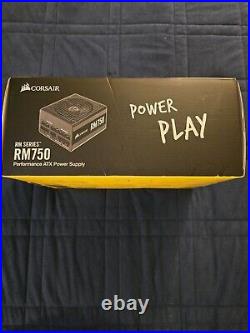 Corsair FIRE! NIB! RM750 80 Plus Gold Performance ATX Power Supply. R2S