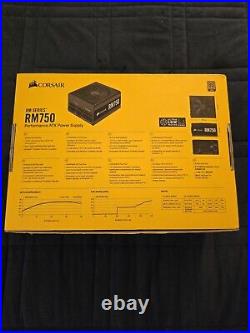 Corsair FIRE! NIB! RM750 80 Plus Gold Performance ATX Power Supply. R2S