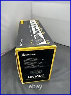 Corsair HX-1000 1000W 80 Plus× Platinum Fully Modular PSU ATX New box damaged