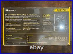 Corsair HX 1200 80 PLUS PLATINUM Certified 1200W Fully Modular Power Supply Unit