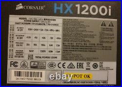 Corsair HX K1200I ATX Voll Modulares NETZTEIL 1200w 80 Plus Platinum