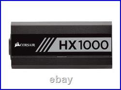Corsair HX Series, HX1000, 1000 Watt, Fully Modular Power Supply, 80+
