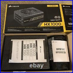 Corsair HX Series, HX1000, 1000 Watt, Power Supply, PSU 80 OPEN BOX