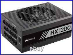 Corsair HX Series, HX1200, 1200 Watt, Fully Modular Power Supply, 80+