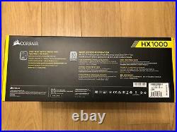 Corsair HX1000 1000 W 80+ Platinum Fully Modular Power Supply Unit Boxed