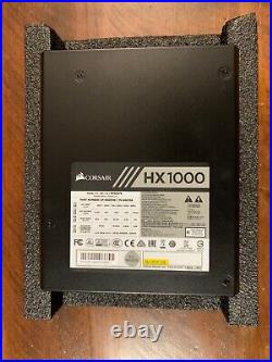 Corsair HX1000 1000W 80+ Platinum Fully Modular Power Supply Unit Open Box