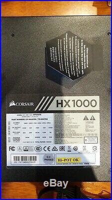 Corsair HX1000 1000W Power Supply 80plus Platinum, ATX PSU HX