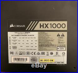 Corsair HX1000 PC-Netzteil 80+ Platinym Modular 1000W mit klein Defekt