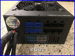 Corsair HX1000W 1000W Desktop Gaming Mining Modular Computer PSU Power Supply