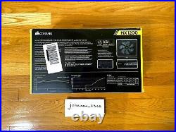 Corsair HX1200 80 PLUS PLATINUM Certified PSU FACTORY SEALED NEW SHIPS TODAY