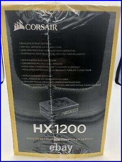 Corsair HX1200 Watt 80 Plus Platinum Factory Sealed Fully Modular Power Supply