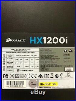 Corsair HX1200i 80+ Platinum 1200W Modulares Netzteil
