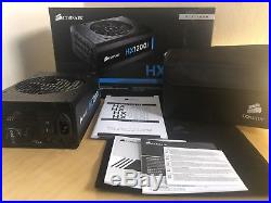 Corsair HX1200i Power Supply Boxed with all accessories and modular cables