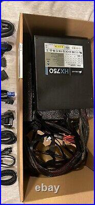 Corsair HX750 PSU 750 Watt Modular Gaming Power Supply (CMPSU-750HX) 75-001218