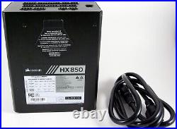 Corsair HX850 Full Modular 80 Plus Platinum Power Supply 850W UPC 8-4359109339-2