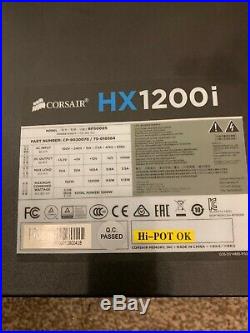 Corsair HXi 1200W Full Modular 80+ Platinum, Boxed Light Usage 10 Year Warranty