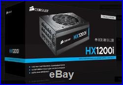 Corsair HXi Series, HX1200i, 1200 Watt Fully Modular Power Supply, 80+Platinum