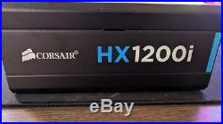 Corsair HXi Series HX1200i 1200W Modular Power Supply Platinum, Barely Used
