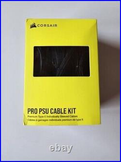 Corsair Premium Sleeved Type-5 PSU Cables Pro Kit, Black