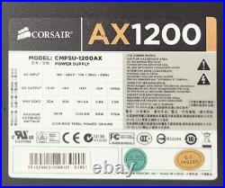 Corsair Professional Series, Gold 80 PLUS AX1200 Fully-Modular Power Supply