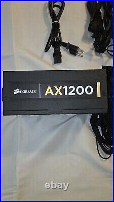 Corsair Professional Series, Gold 80 PLUS AX1200 Fully-Modular Power extra cabl