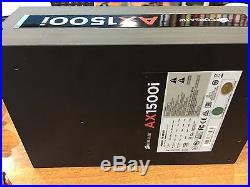 Corsair Professional Series Platinum AX1500i Power Supply MINT and PERFECT