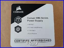 Corsair RM 1000i Power Supply 80 Plus Gold Efficiency 1000 Watts Fully Modular