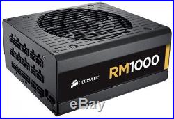 Corsair RM Series, RM1000, 1000 Watt (1000W), Fully Modular Power Supply, 80+