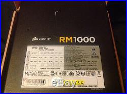 Corsair RM Series RM1000 1000 Watt 80 PLUS Gold Certified Fully Modular PSU