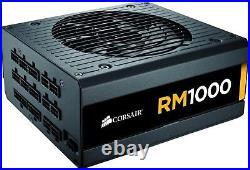 Corsair RM Series, RM1000, 1000W, 80+ Gold Certified Power Supply CP-9020062-NA