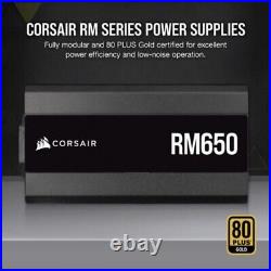 Corsair RM Series RM650 650W 80 PLUS Gold Silent Fully Modular ATX Power Supply