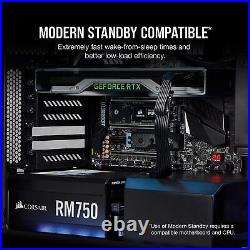 Corsair RM Series, RM750, 750 Watt, 80+ Gold Certified, Fully Modular Power