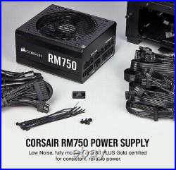 Corsair RM Series, RM750, 750 Watt, 80+ Gold Certified, Fully Modular Power Supp