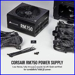 Corsair RM Series RM750 750 Watt 80+ Gold Certified Fully Modular Power Suppl