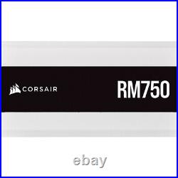 Corsair RM White Series RM750 750 Watt 80 PLUS Gold Fully Modular ATX PSU