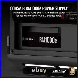 Corsair RM1000e (2023) Fully Modular Low-Noise Power Supply ATX 3.0